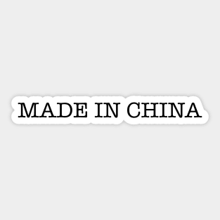 Made in China Sticker